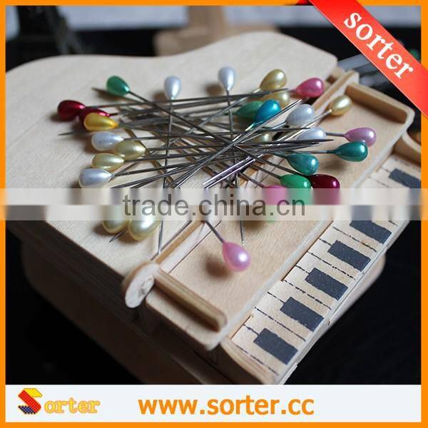 colorful decorative pearl head pin