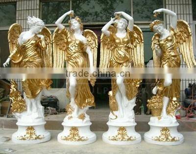 Hiagh quality crafts life fiberglass golden sheep head wall hanging statues for home decor