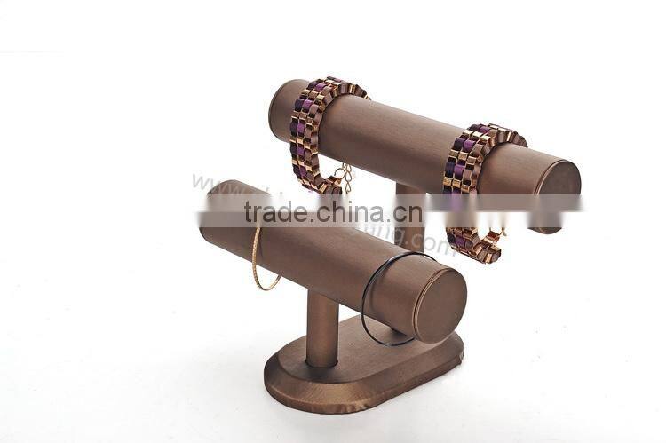 jewelry display rack leather material