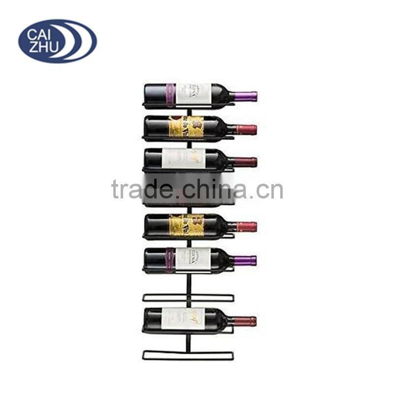 Wall Mount Wine Rack Holder Storage Holds 9 Bottles