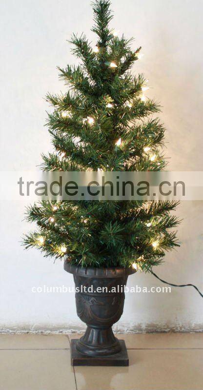 PVC Chirstmas Decoration Tree with LED light
