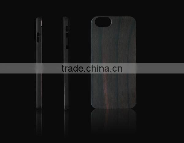 wooden case for smartphone wooden+PC case for iphone 6 PC+Wood shell
