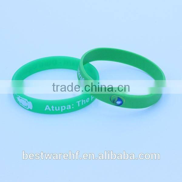 1/2 inch UV color change silicone bracelet