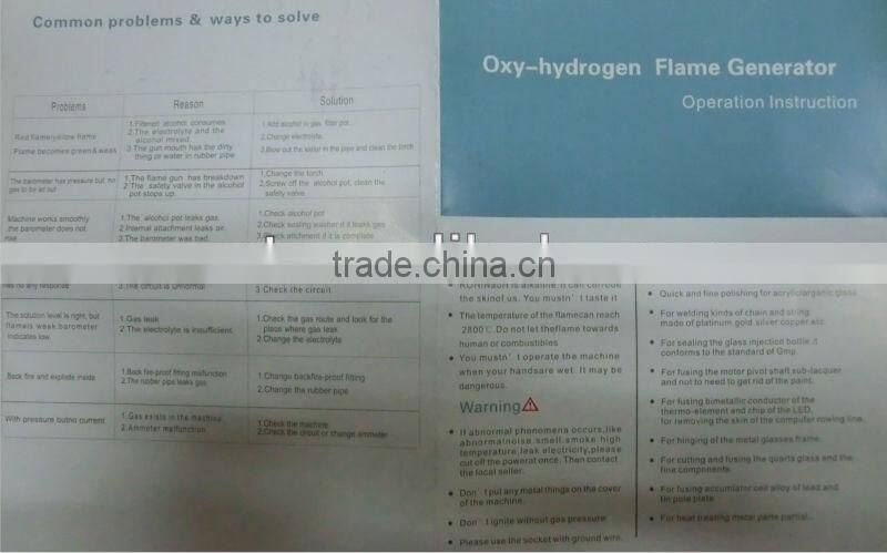 acrylic polishing flame gun machine