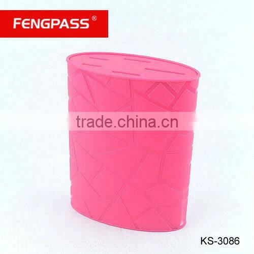 High quality plastic knife block(476-503-554)