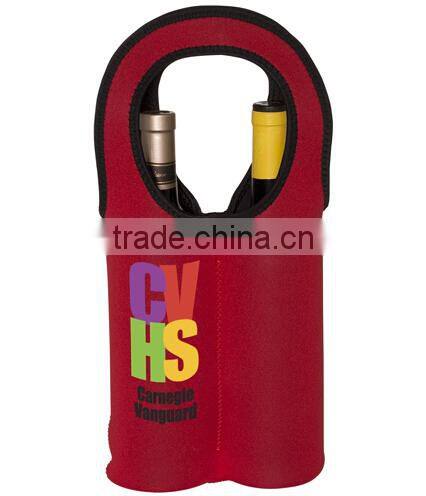 Twin Bottle Neoprene Tote holds two 750mml wine