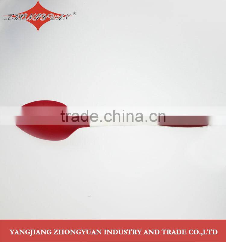 Nylon slotted spatula and spaghetti server kitchen accessory with PP handle