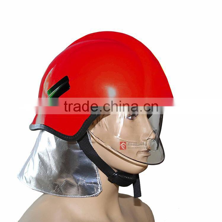 2015 new type Europe red fire fighting helmet fire helmet for fire fighting