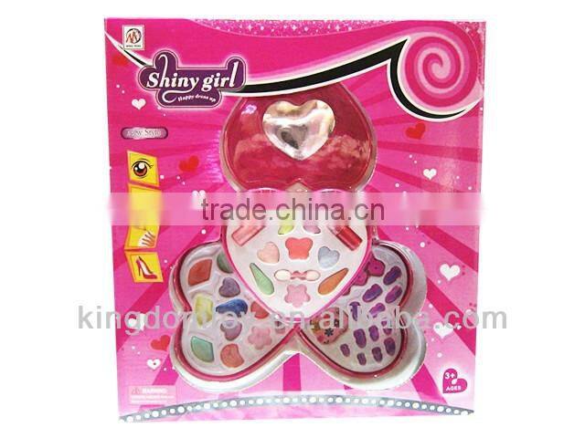 kid plastic toy makeup mirror set