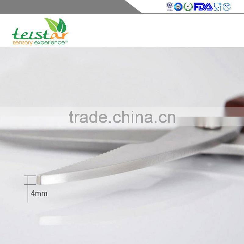 Manufacturers selling chicken bone cut wooden kitchen scissors high-end gift box