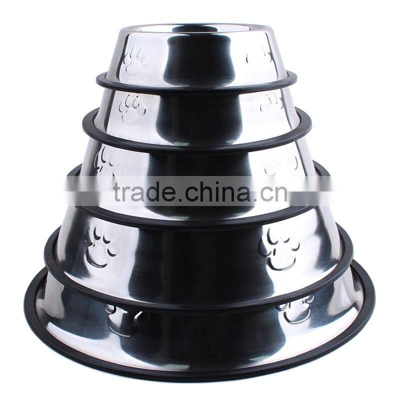 dog bowl&feeders wholesale high quality stainless steel non spill dog bowl