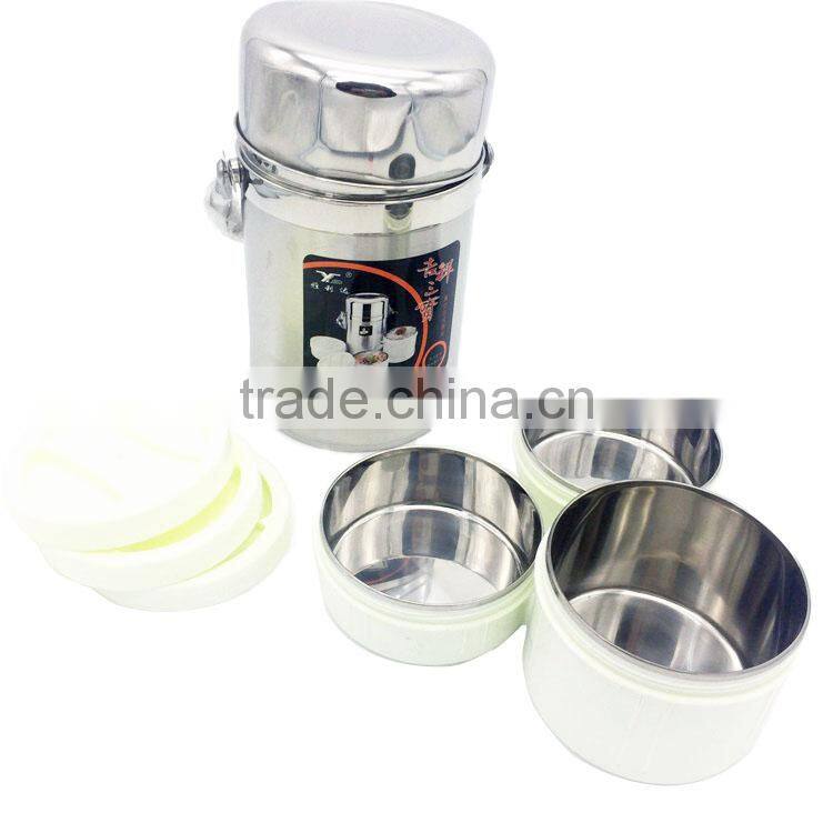 Anti-aging stainless steel FDA & LFGB free lunch box food thermo container