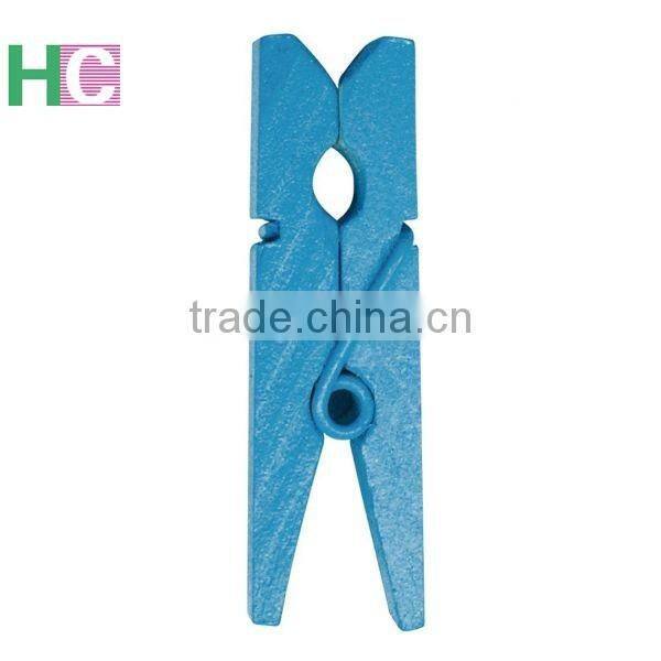 2.5cm mini spring wooden clip for sale