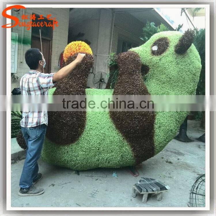 2017 top sale Can be customized for Gardens artificial topiary animal artificial topiary ball