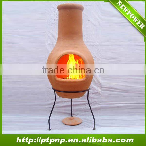 2014 hot sale outdoor clay fire chiminea for home and garden