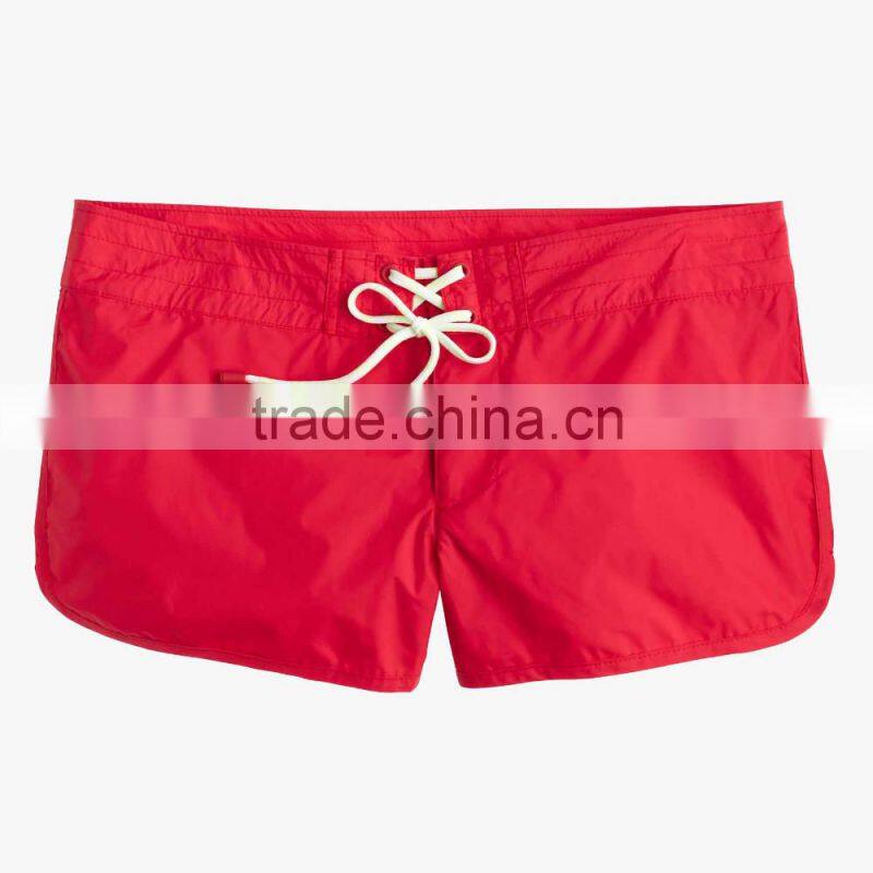 Wholesale Custom Woman Summer Fashion Dry Quick Nylon Beach Retro Sexy Board Surf Shorts