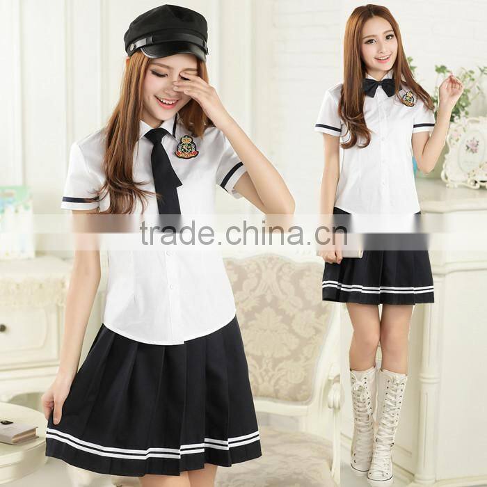 School Uniform For Girl With Skirt