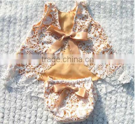 Wholesale children's boutique clothings girl's spring outfit top with bloomer