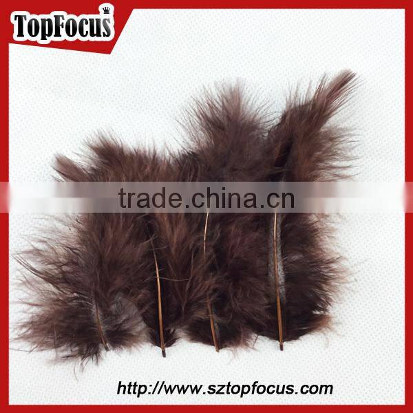 More Color Natural dyed Turkey Feather for evening dresses with feathers