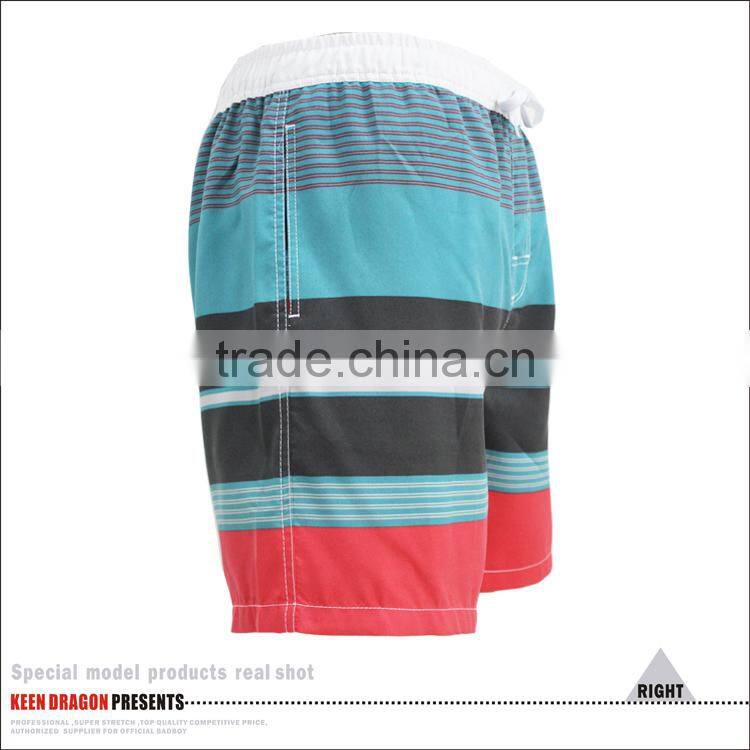 Sublimated Print Custom Made Sport Suit Couple Beach Shorts