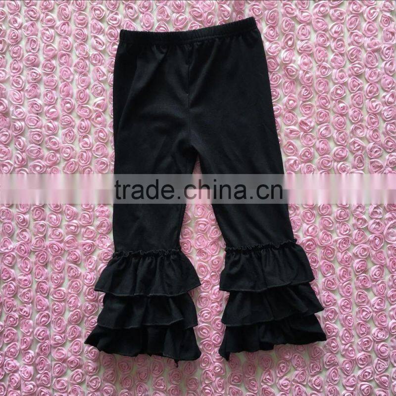 Persnickety Spring Cotton Girls Ruffle Pants Wholesale Baby Triple Ruffles Baby Pants