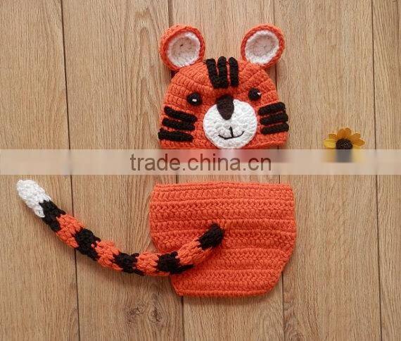 Peacock diaper cover baby bloomer with headband set little baby winter woolen yarn diaper cover set