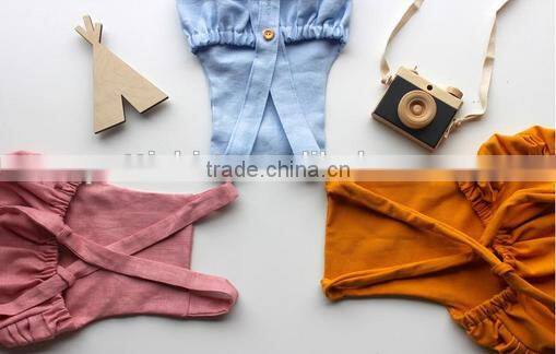 OEM Yiwu Factory Cute Soft Kids Baby Cotton Rompers Infant Baby Jumpsuit