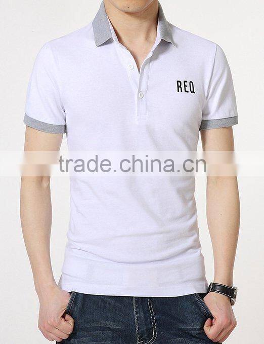 Mens Custom Logo Mesh Fabric Polo Shirt tshirt