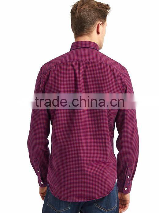 Custom autumn mens dress plaids flannel 100% cotton shirts wholesale