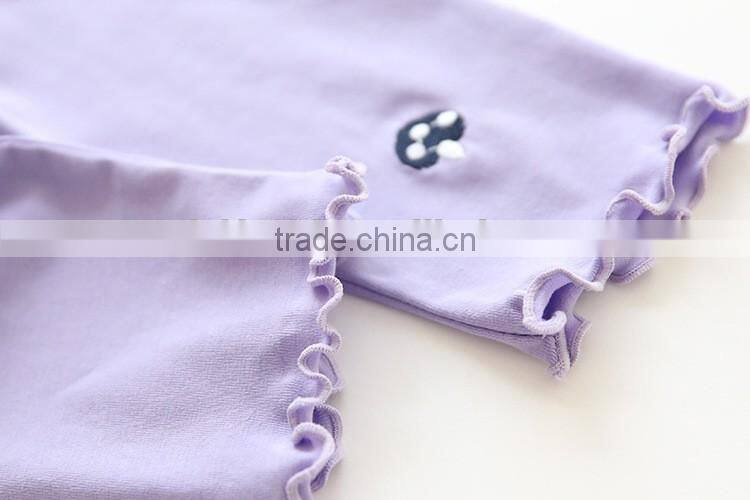 wholesale fashion designer cotton spandex girls ruffle pants and kids dress