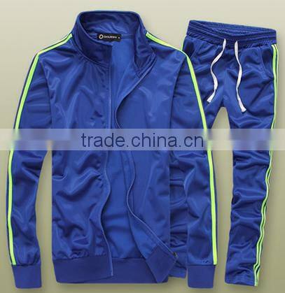 Latest Design Sports Track Suits 100% Polyester Mens Sports Tracksuit Fleece Tracksuit
