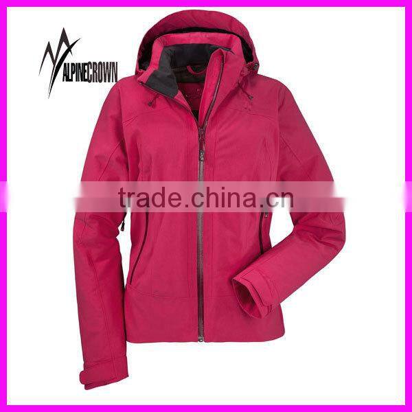 2017 Newest Outdoor Winter women white ski jackets/ladies white ski jacket/ski parkas for women
