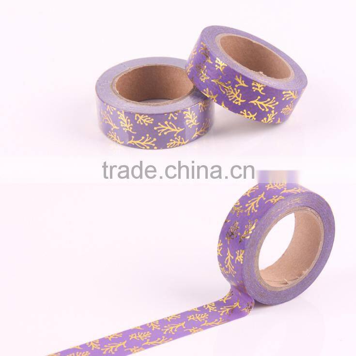 1.5cm*10m halloween stamping Japanese washi foil tape
