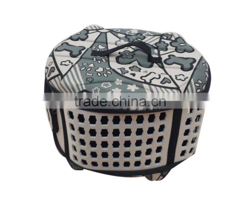 Good quality customer shoulder EVA carrier dog pet bag manufactory hottest wholesale home outside fold cat handle&pad low price