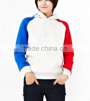 Wholesale Plain Bulk Sublimation Raglan Hoodie Women