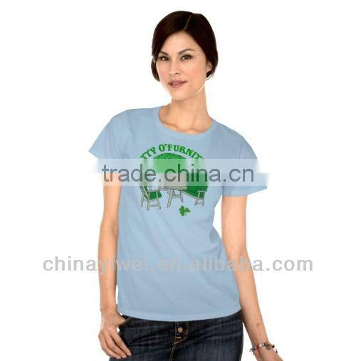 Plain Tee shirts Printing Short Puff Sleeve Blouse Jersey Fresh TShirt Blank
