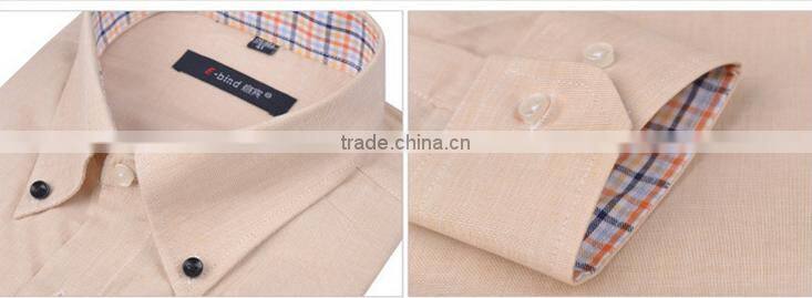 Latest shirts design for men button down black button plaids placket classical cuff dress shirt for young fashionable boy