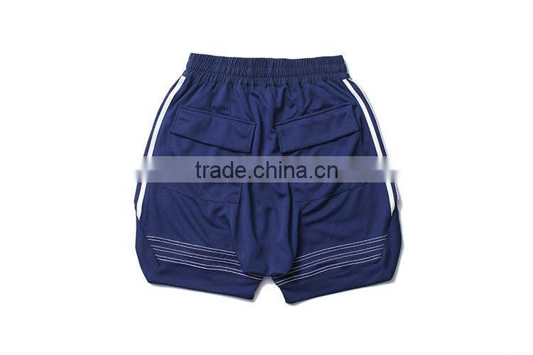 wholesale cheap 100%polyester dri fit sport shorts with custom design