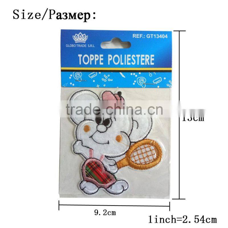 D&D Handmade Embroidered Patches Iron On Applique for Clothing Patches Sewing Crafts Accessory