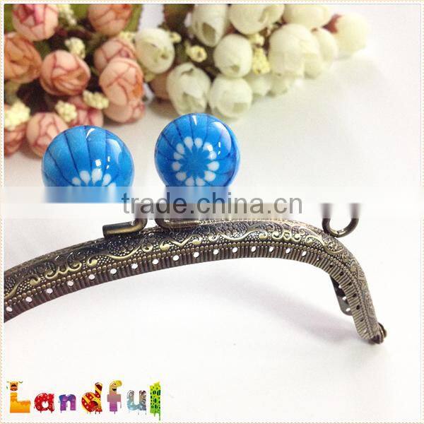 Colorful Gumball Frames Bag Making Supplies Metal Coin Sewing Purse Frame