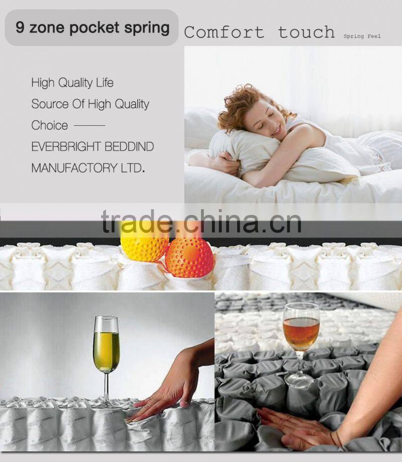 Cheap price roll up king size sponge bed mattress in a box