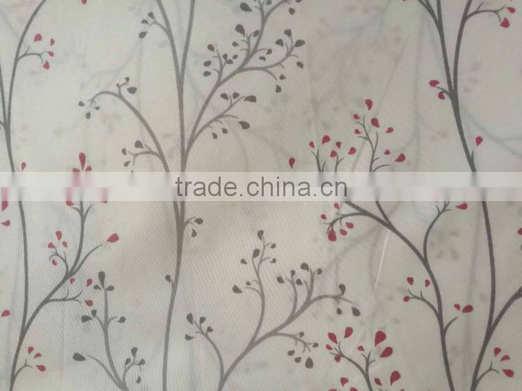 Mattress Polyester Pongee Printed Fabric with high density