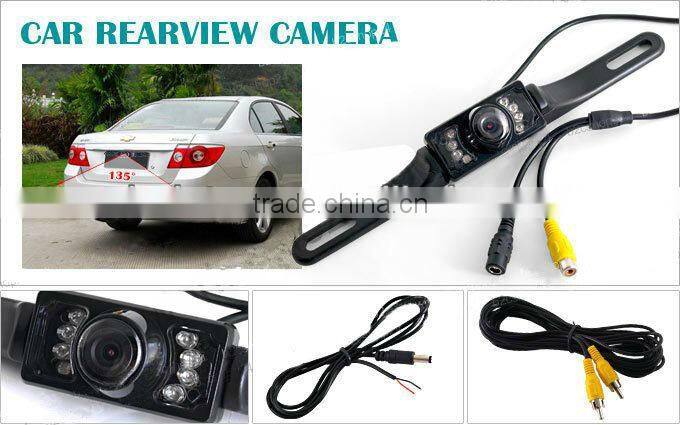 Rear View Parking Sensor System 3.5 inch TFT Monitor with Camera