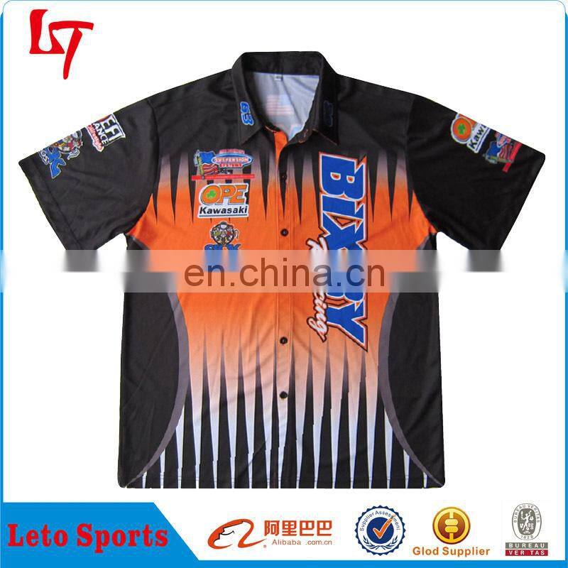 New style 100%polyester fabric dri fit dart shirt custom