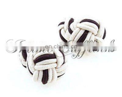 silk knot cufflinks
