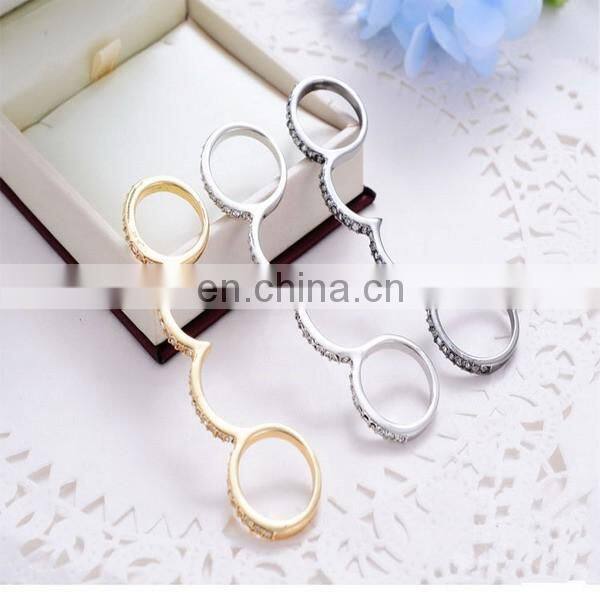 Fashion knuckle four finger ring wholesale jewelry