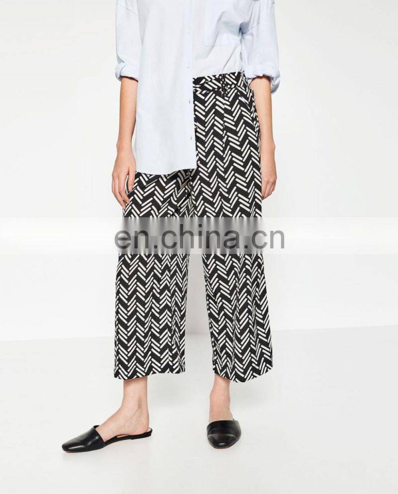 New design casual ruffle pants 2016