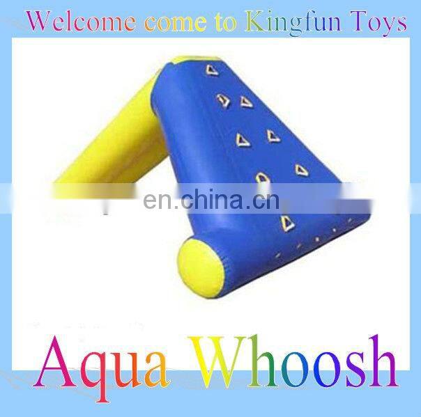 Double tubes water totter/water seesaw