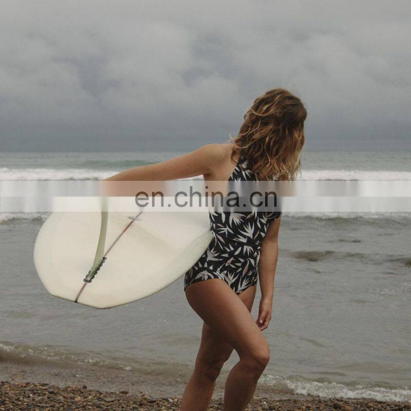 High Neck Halter Backless Sexy Women One Piece Bathing Suit Swimwear