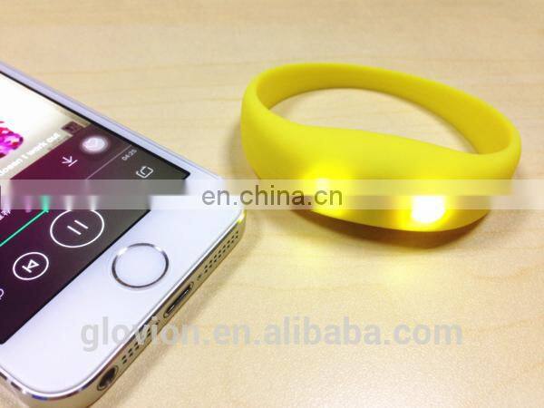 Glovion led flashing bracelet candy color bracelet led sports bracelet